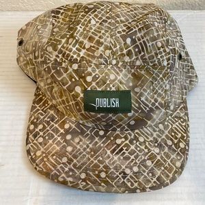 Publish 5 Panel Strap Back Hat - Like new condition